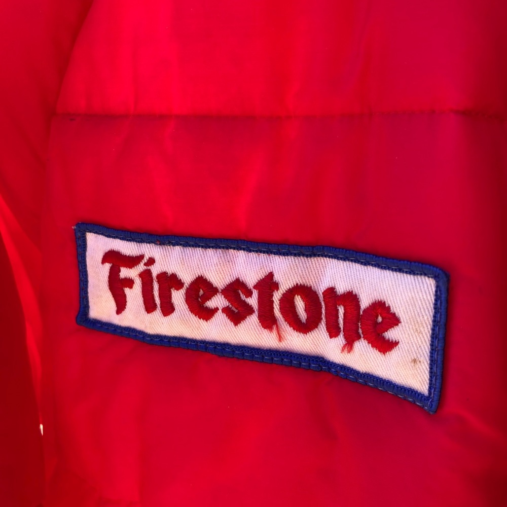 Vintage Racing Firestone Puffer - Picture 3 of 7